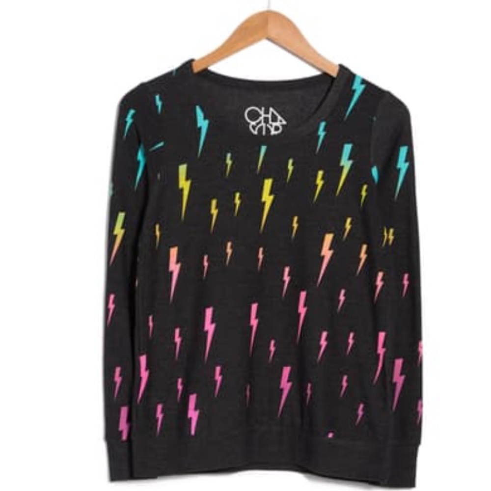 Chaser bolts ombré sweater 💗